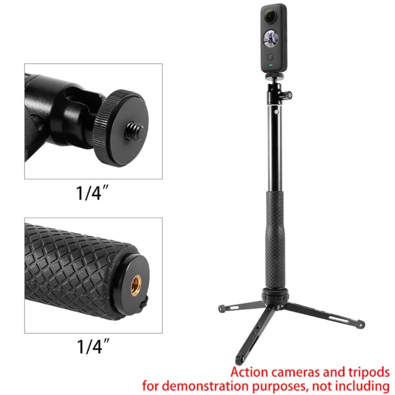 Gậy Chụp Ảnh Selfie Mở Rộng Kèm Dây Đeo Cổ Tay Cho Máy Ảnh Micro-SLR