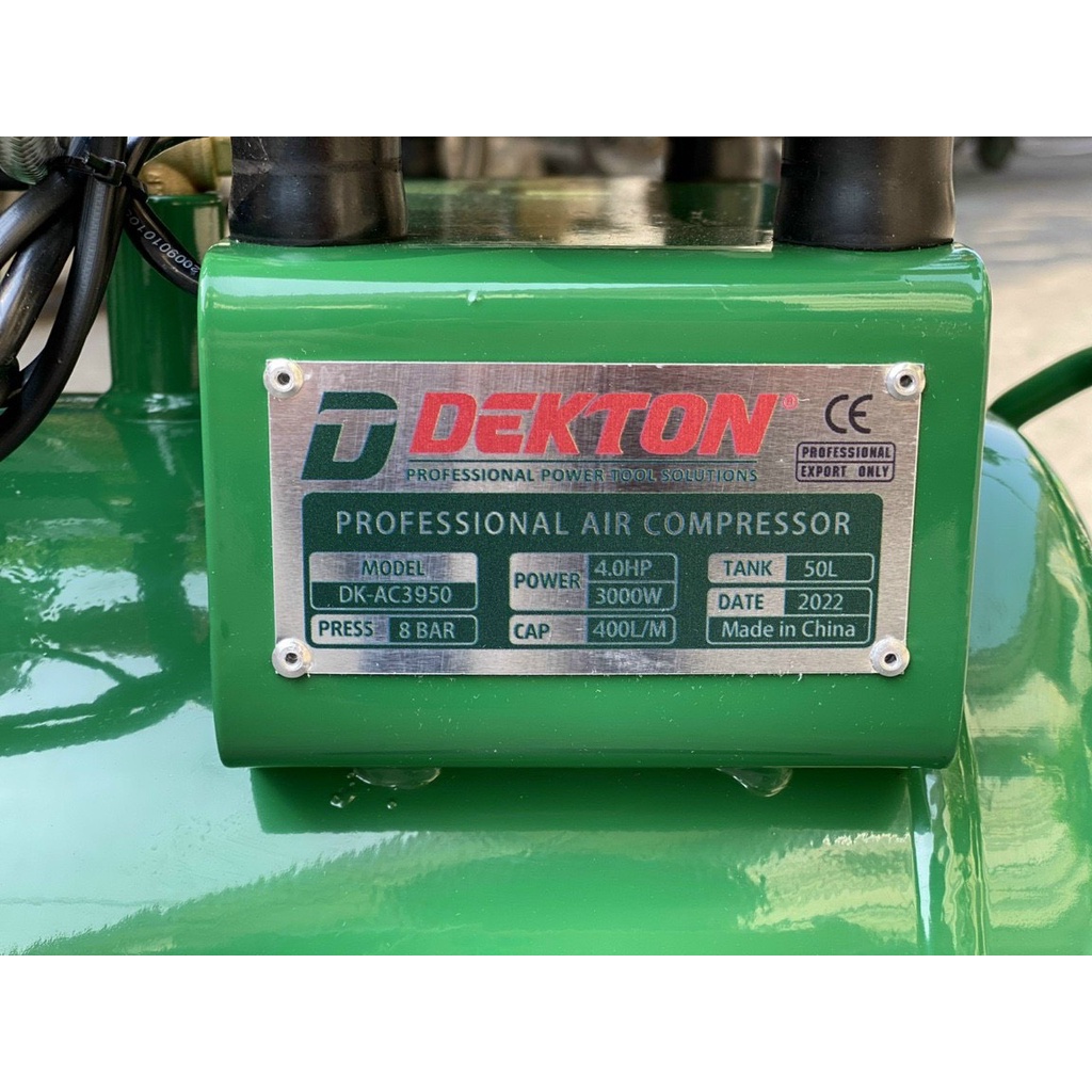 Máy Nén Khí Dekton không Dầu 4hp 50 lít / DK-AC3950 / 42 Giây Đầy Bình/50L