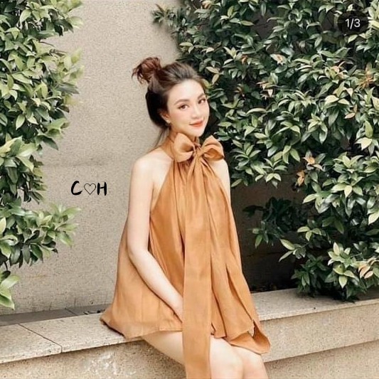 Áo yếm buộc nơ siêu xinhh