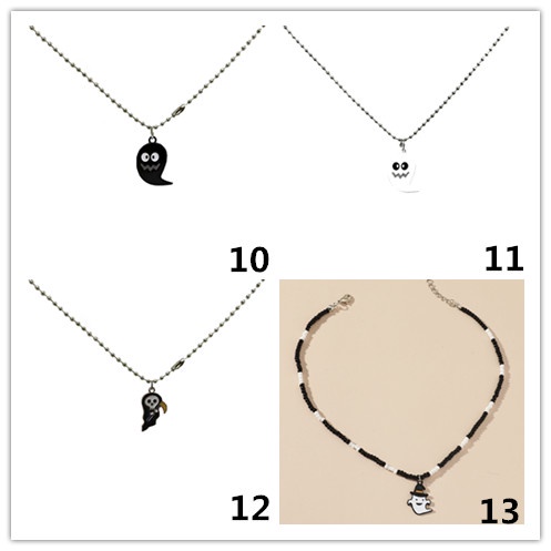 Dây Chuyền Cặp Đôi Mặt Hình Đầu Lâu Trái Tim Ma Quỷ Phong Cách Punk hip Hop Sáng Tạo