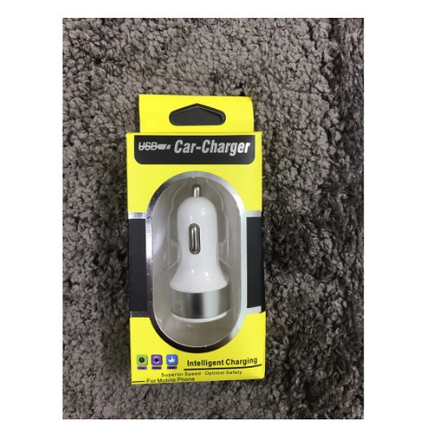 Đầu Tẩu Sạc Nhanh 2 Cổng USB 2.1A/1A  Đa Chức Năng Trên Xe Ô Tô 88155 Koreastore88
