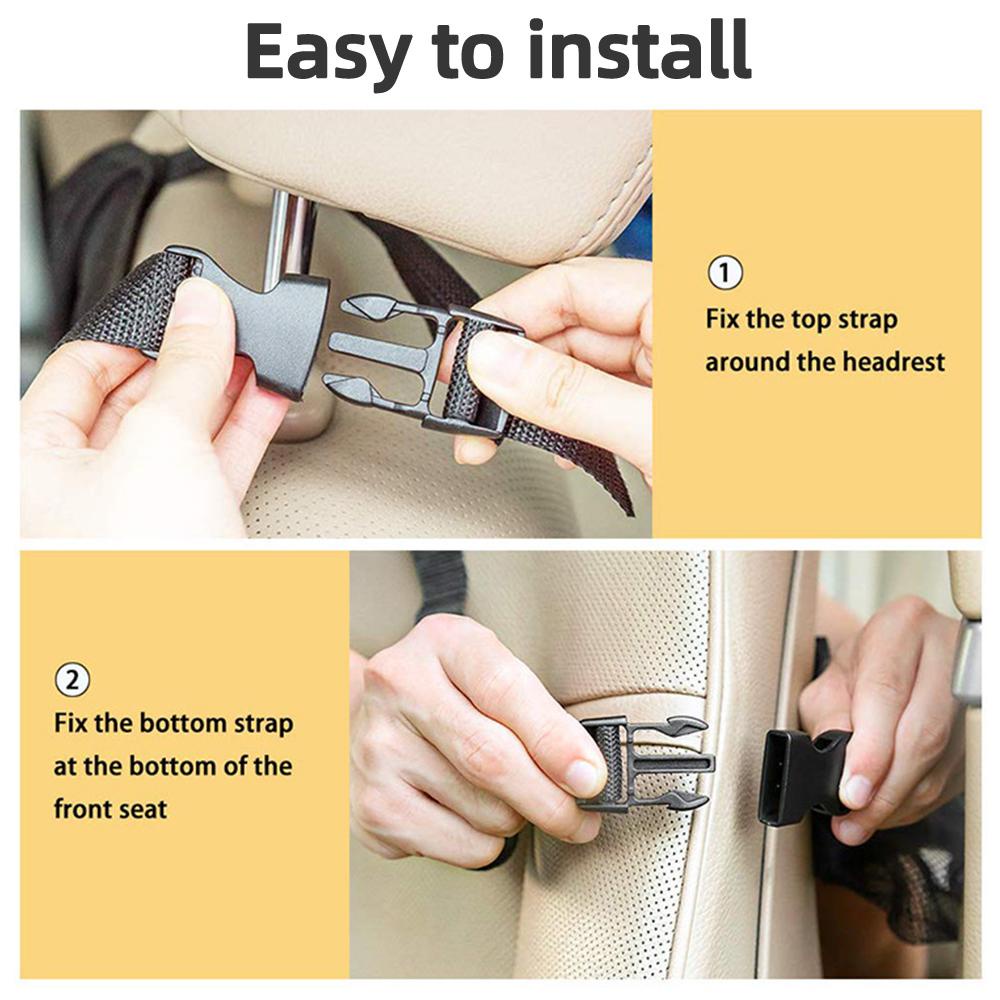 Túi Đựng Đồ Treo Lưng Ghế Xe Hơi Nhiều Ngăn Tiện Dụng G4P2