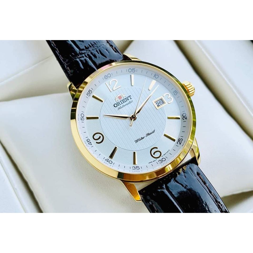 Đồng Hồ Nam Orient Chính Hãng FER27004W0 Symphony Automatic White Dial Men’s Watch