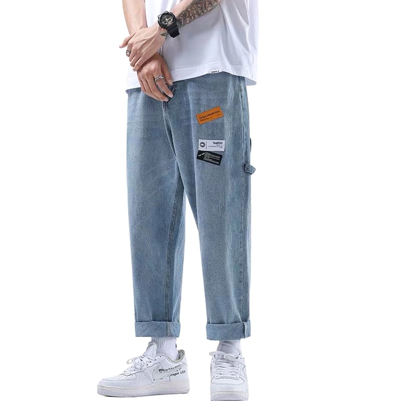 Quần jean ống suông phong cách hiphop cá tính cho nam size 3xl | BigBuy360 - bigbuy360.vn