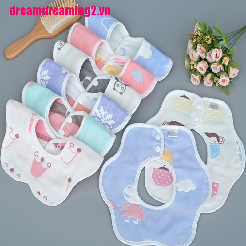 Bộ 2 Yếm Ăn Mềm Mại Xoay 360 Độ Tiện Dụng