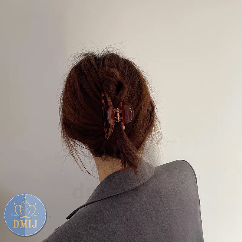 Kẹp tóc hình quạt phong cách vintage hàn quốc 4 màu cơ bản