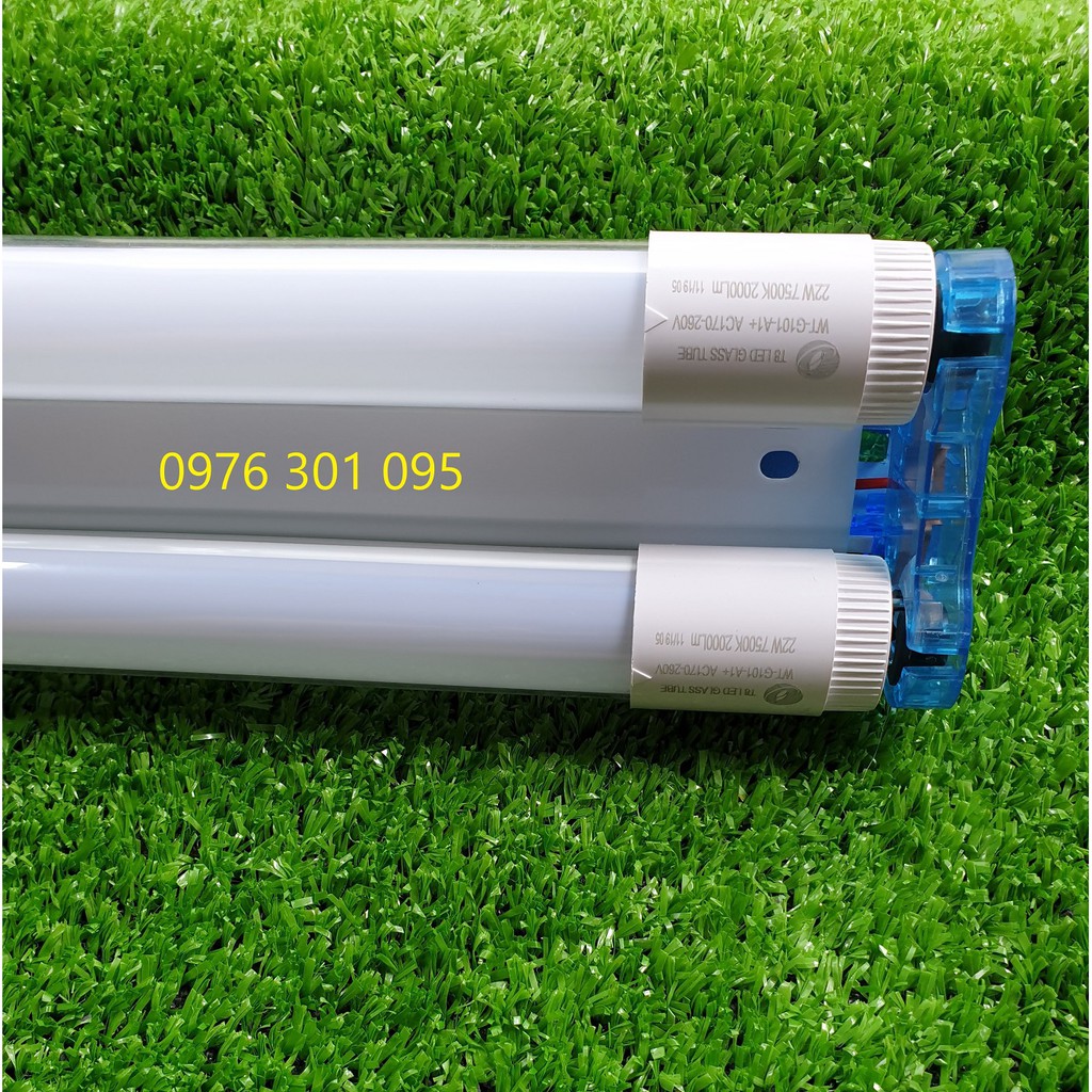 Bộ Led Đôi 1m2 - 44w (Đủ Wát) - (1 Máng Led &amp; 2 Bóng 22w)