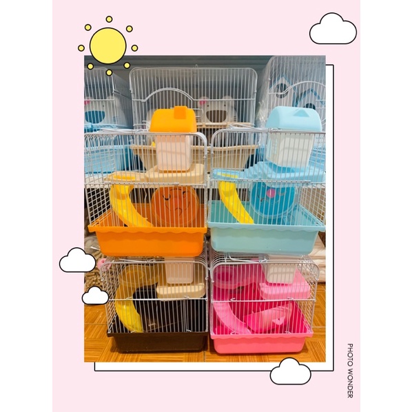 lồng nuôi hamster cơ bản giá rẻ - lồng tiểu hoàng tử