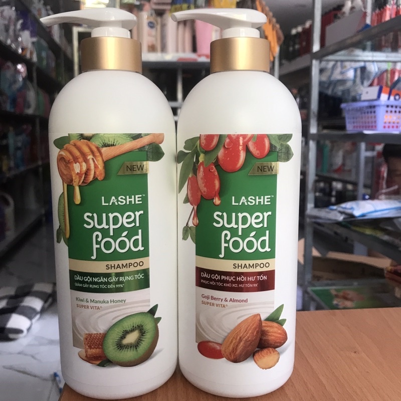 Dầu Gội  Lashe Super Food 640g