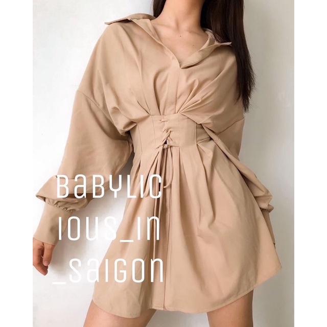 ĐẦM THẮT EO TRẮNG-BEGIE