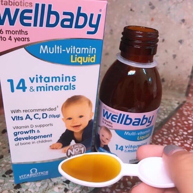 🍃🍃VITAMIN TỔNG HỢP WELL BABY DROPS CHO BÉ TỪ 6 THÁNG🍃🍃