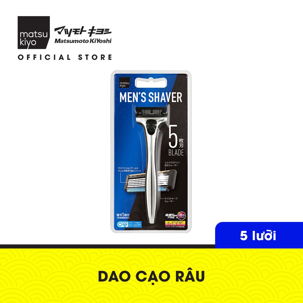 Dao cạo râu 5 lưỡi dành cho nam matsukiyo [HSD:31/05/2023]