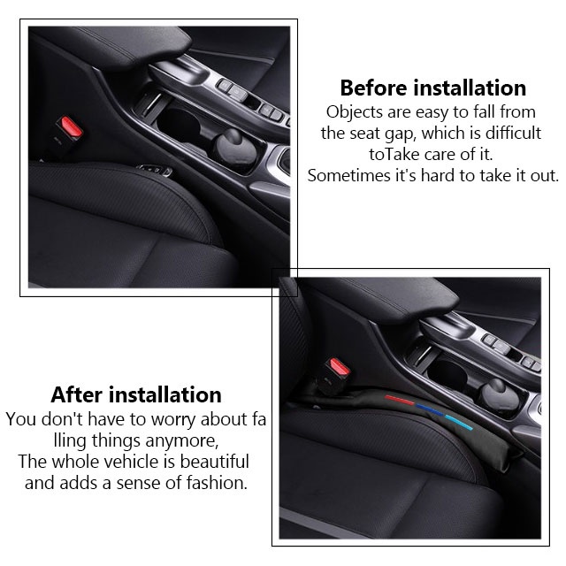 Set 2 Miếng Đệm Khoảng Cách Ghế Ngồi Xe Hơi BMW M X1 X3 X4 X5 X6 X7 E46 E90 F20 E60 E39 F30