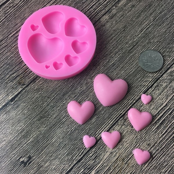 Khuôn Trái Tim 8C - KHUÔN SILICON