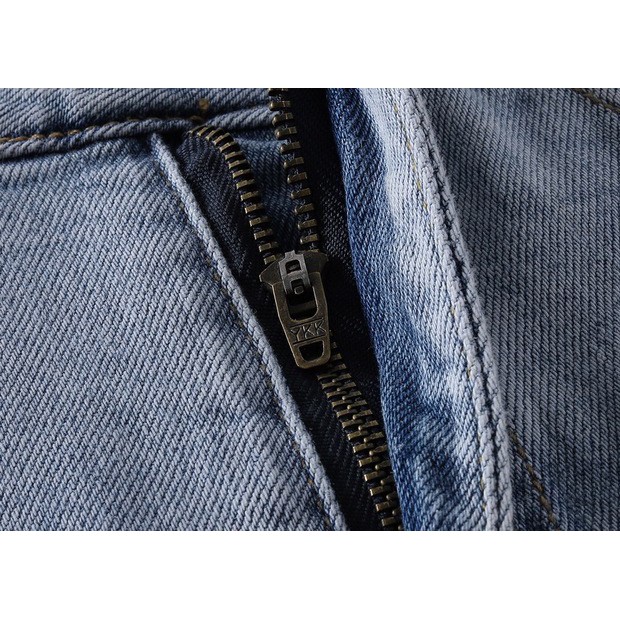 (Size 30-36) Quần Baggy Jean Cotton Trơn - Lưng Cao Trên Rốn - Không Giãn Xanh Đá Thời Trang