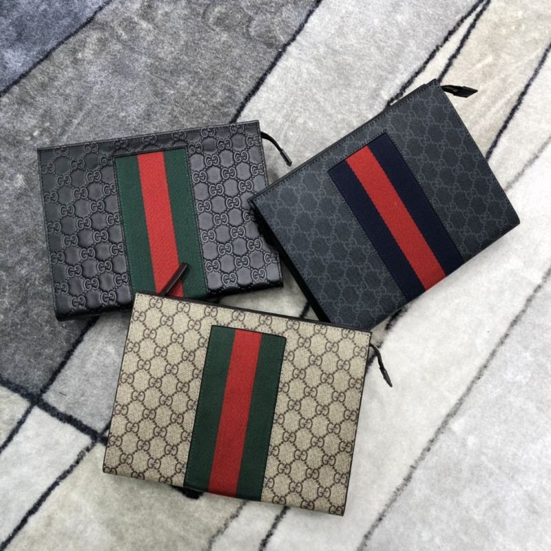 clutch cầm tay cho nam phong cách đơn giản thiết kế thời thượng Gucci GC