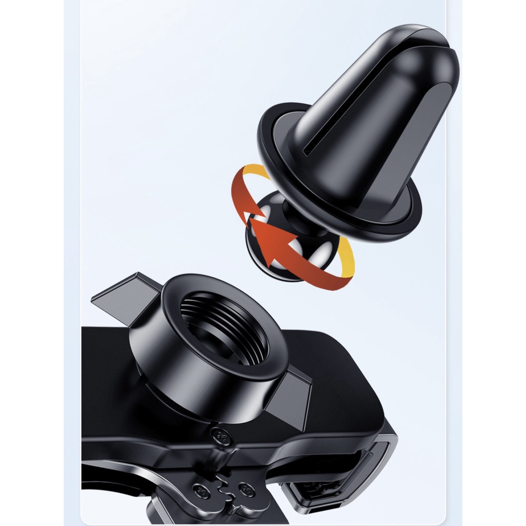 Giá đỡ điện thoại cao cấp Hyundai gắn cửa gió điều hòa ô tô xe hơi siêu nhẹ tự động điều chỉnh dành cho điện thoại