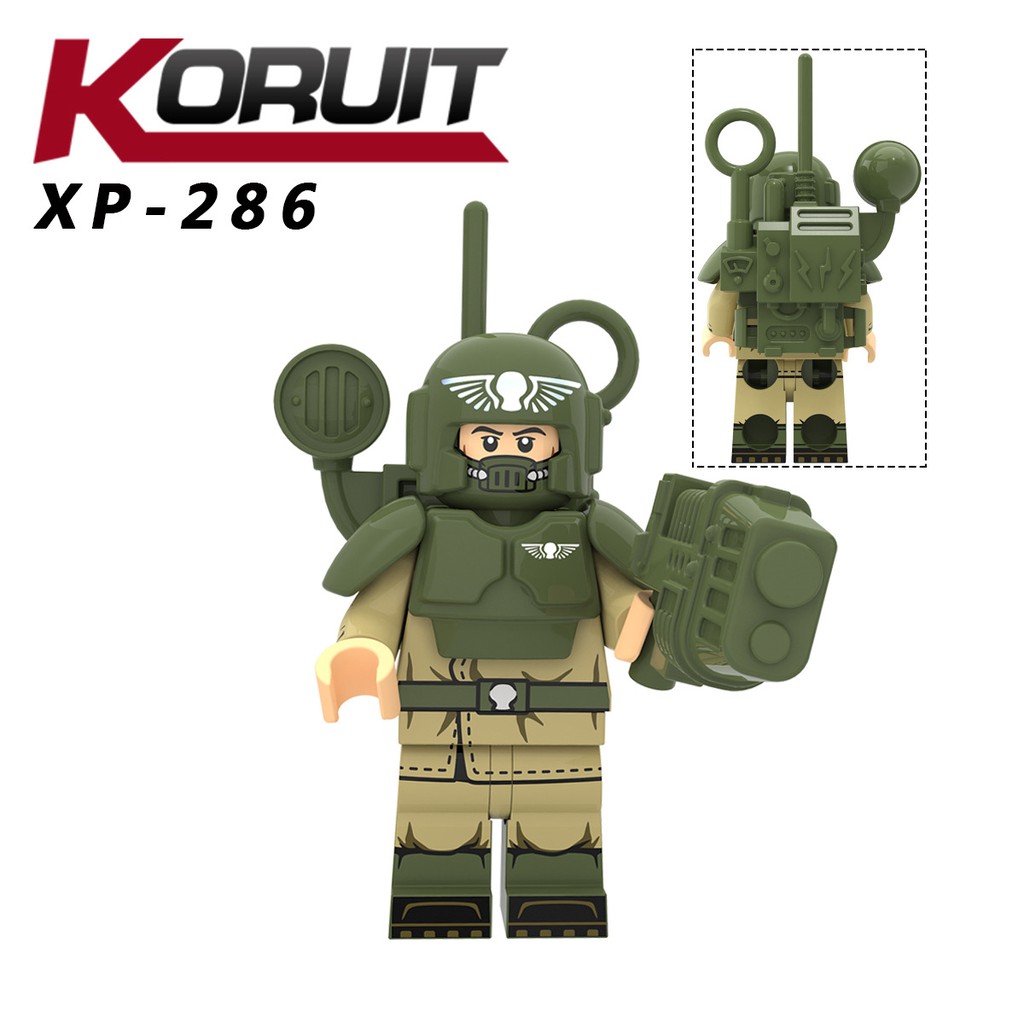 Minifigures Warhammer 40000 Các Mẫu Nhân Vật Lính Imperial Guard IG Mẫu Mới Ra Siêu Đẹp KT1037