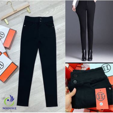 Quần Legging Cạp Cao Gen Bụng KHÓA TRƯỚC kèm hộp HH_chất umi hàn