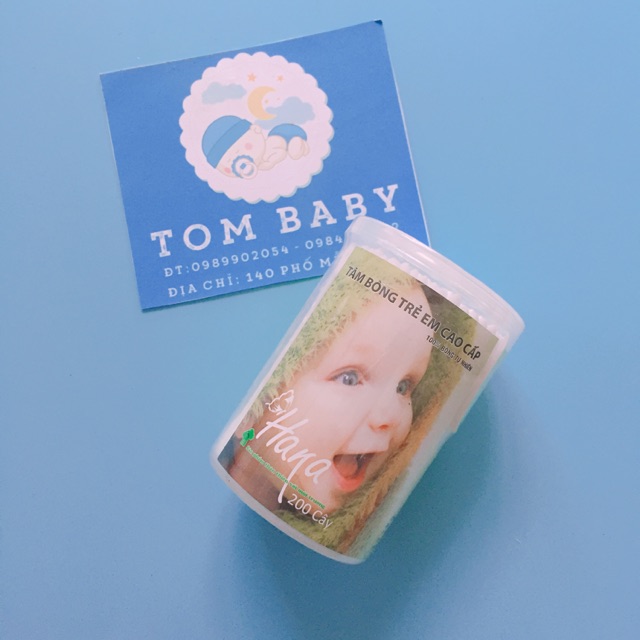 Tăm bông cao cấp Hana thân giấy cho bé