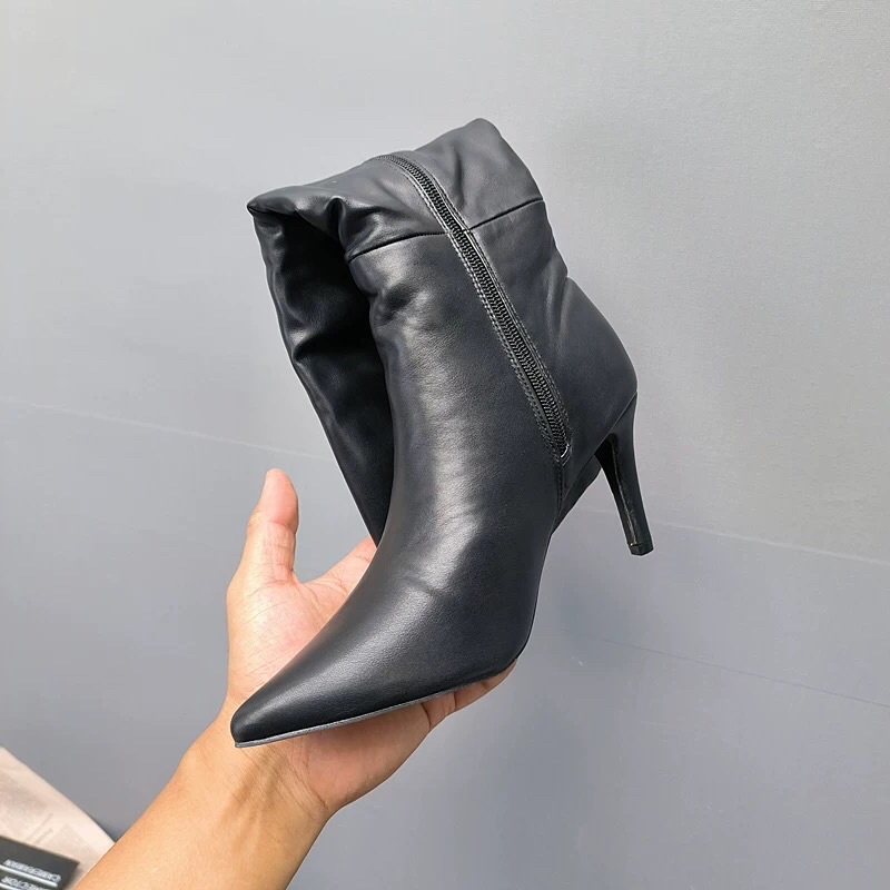 Boots da mềm gót nhỏ xuất uk