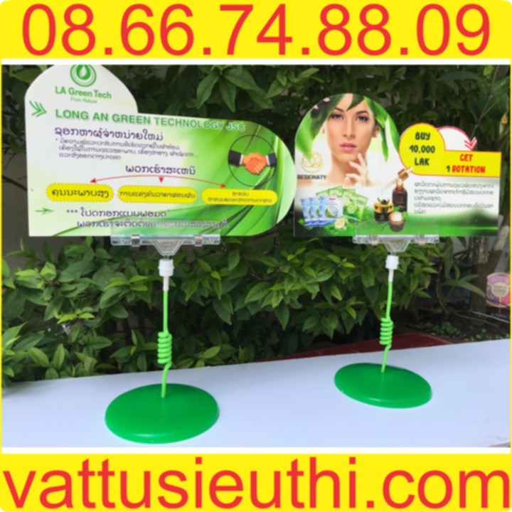 Wobbler để bàn, kẹp lò xo, wobbler lò xo