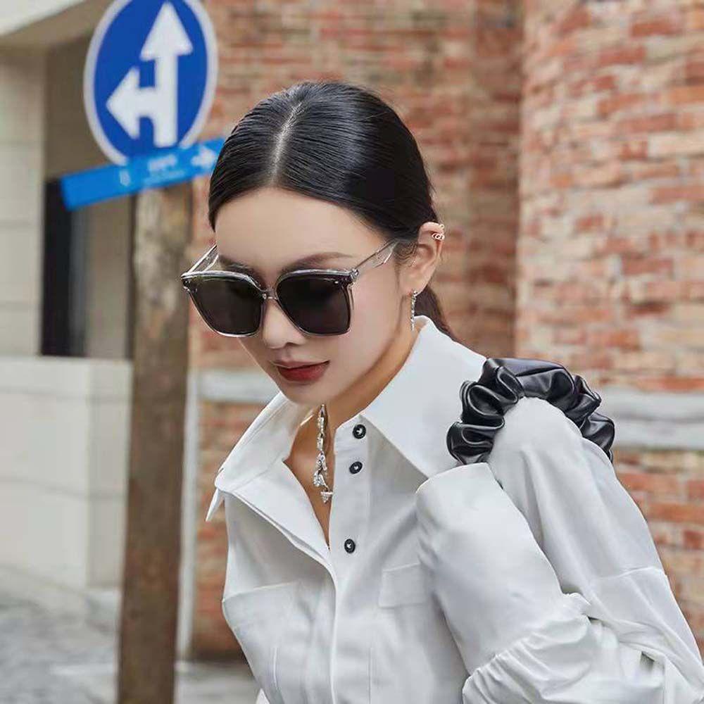 Kính Mát Oversize Chống Tia UV400 Gọng Lớn Phong Cách Retro Cho Nữ 2Life Sự Bảo Vệ