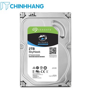 Ổ cứng HDD Seagate 2Tb - CAMERA Skyhawk - ST2000VX008 - 5900 rpm - TCN Chính hiệu - 64MB cache - Hàng Chính Hãng