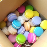 Z►Squishy ◄ Combo 3 Squishy Bánh Macaron  - 3 màu khác nhau - Tặng móc khóa Squishy gấu trúct