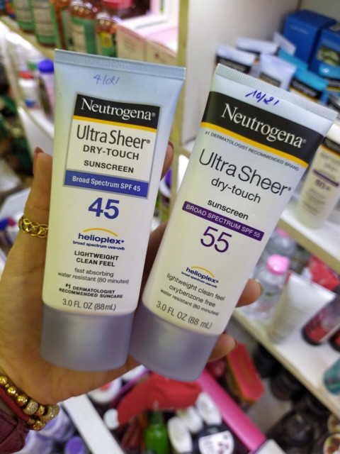 kem chống nắng neutrogena 70