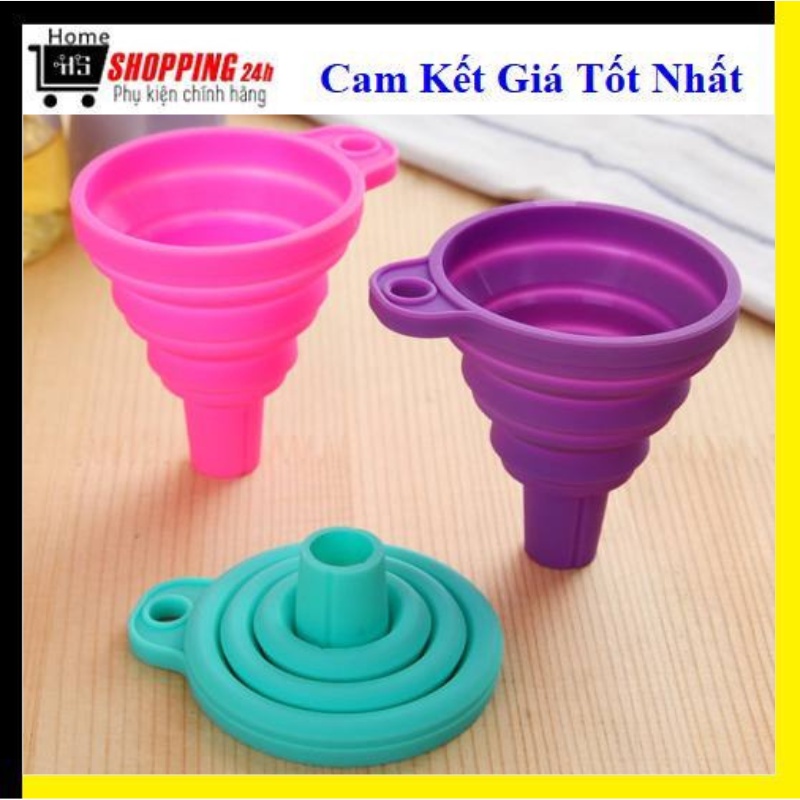 Phễu sillicon gấp gọn/ Quặng sillicon chịu nhiệt tốt