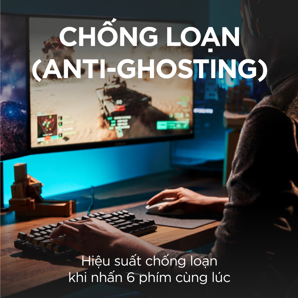 [Mã ELLOGIWL5 giảm 10% đơn 500K] Bàn phím cơ game Logitech G413 TKL SE | G413 SE Full size – Keycap PBT, AntiGhosting