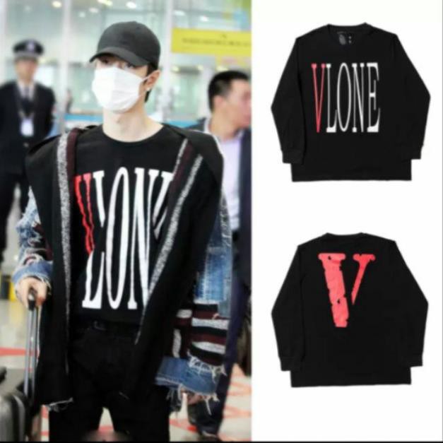 HOT- Áo Vương Nhất Bác - áo sweater VLone Của Vương Nhất Bác - SALE SỐC
