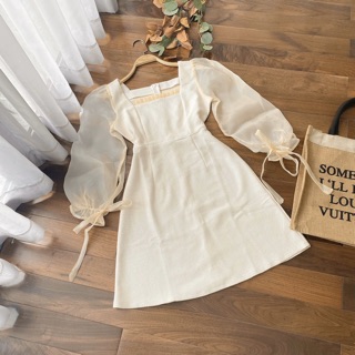 ĐẦM tay phồng, đầm chữ a