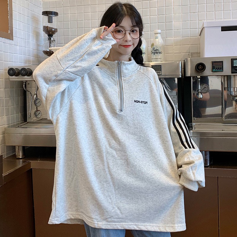 Áo Sweater chất nỉ NONSTOP áo polo khóa kéo hot trend_VIETSTAR | BigBuy360 - bigbuy360.vn