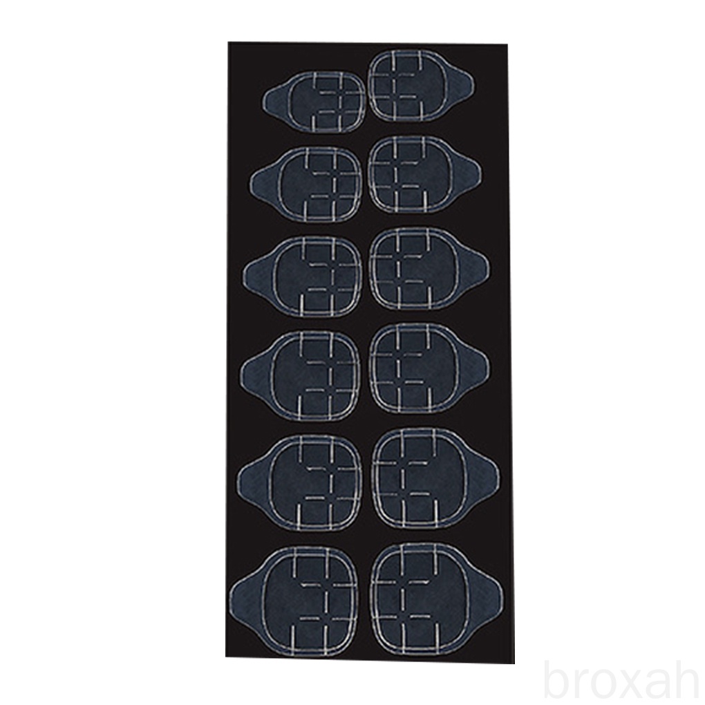 [Hàng mới về] Set 12/24 miếng keo hai mặt dán trang trí móng nghệ thuật an toàn tiện dụng