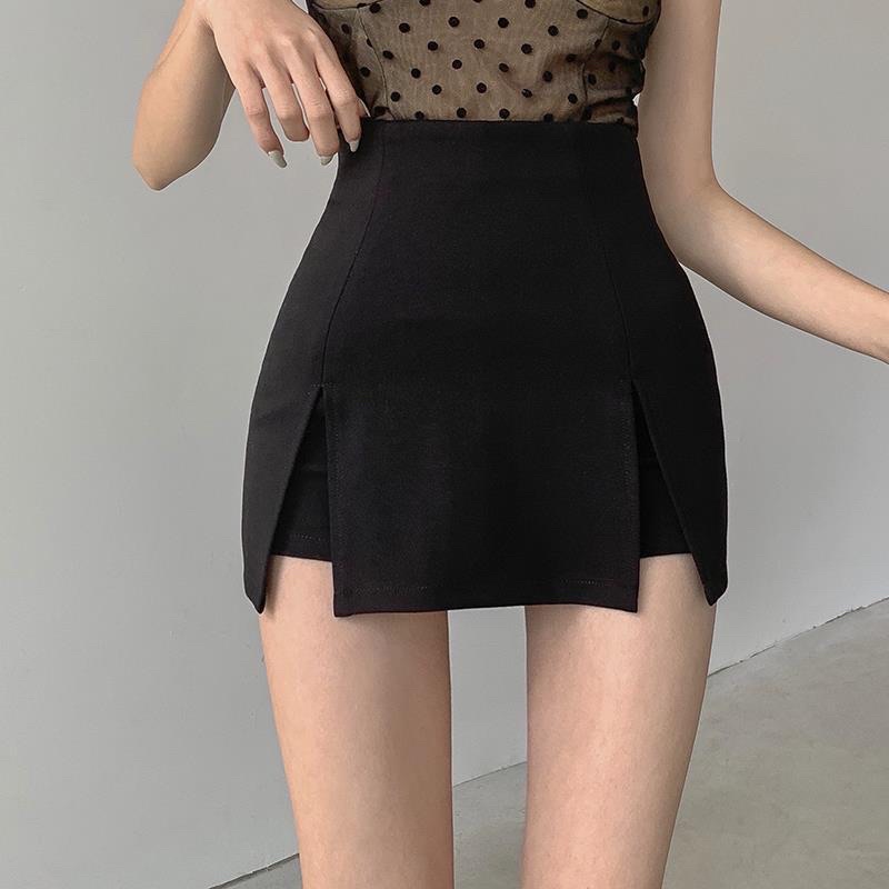 Quần Tuyết Mưa Giả Váy Ôm Xẻ Tà Form Chữ A Màu Trơn - Mã: 314🍓 TV-Fashion