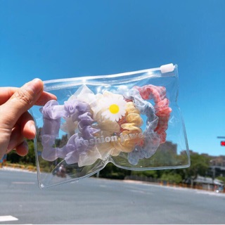 Sét 5 Dây Buộc Tóc Siêu Xinh ( Túi Zip)  { A506-2 }