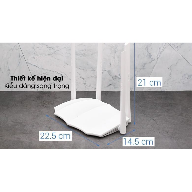 Router Wifi Chuẩn AC1200 Tenda AC5 V3 Trắng