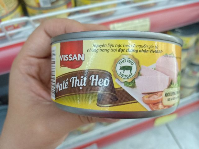 PATE GAN/THỊT HEO VISSAN 150G/170G / 397G