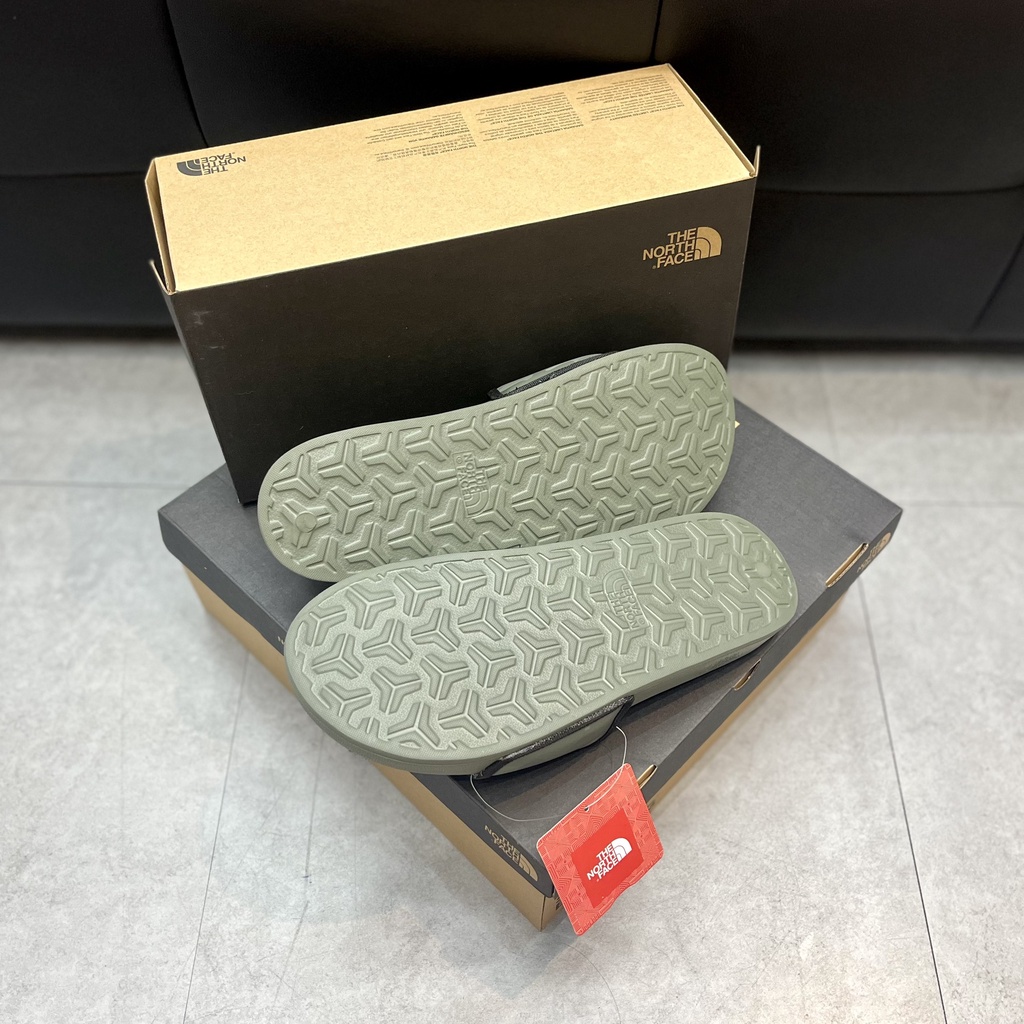 Dép North Face Camo - Xanh/Xám đậm Camo