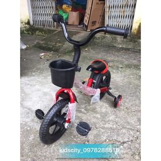 Xe đạp ba bánh (có chân đỡ)