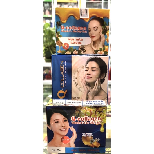 Kem dưỡng trắng ngừa mụn Q_Collagen
