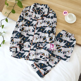 Pijama Lanh Lụa mềm mát F1