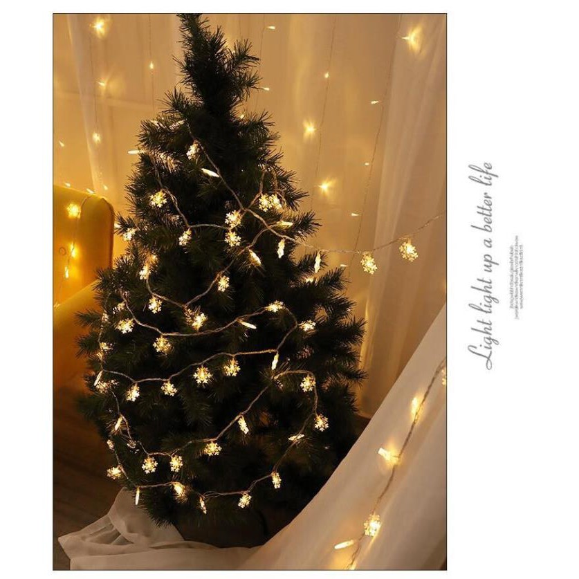 ĐÈN NHÁY TRANG TRÍ BÔNG TUYẾT NOEL
