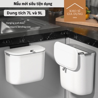 ☑️ [CAO CẤP] Thùng Rác Treo Tủ Bếp Có Nắp Đậy Loại Lớn Và Nhỏ Thùng Rác Thông Minh Đa Chức Năng - Khosigiadung0806 🥡