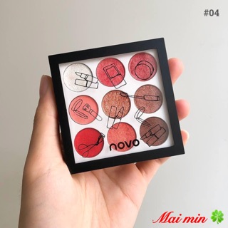 BẢNG PHẤN MẮT NOVO 9 Ô