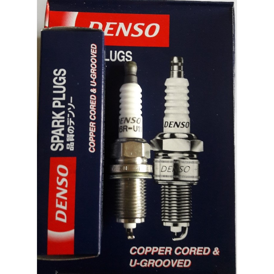 Bugi DENSO chính hãng K16RU11 Giác 16 chân 14 -Lắp chung Cho Xe Vios, Yaris, Altis cũ, Matiz.