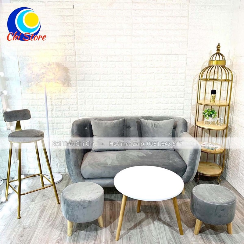 Ghế Sofa Văng Ngồi Phòng Khách, Ghế Dài Ngồi Chờ Cho Shop Sành Điệu