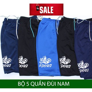 Combo 5 quần short đùi nam vải thun sporthàng vnsx
